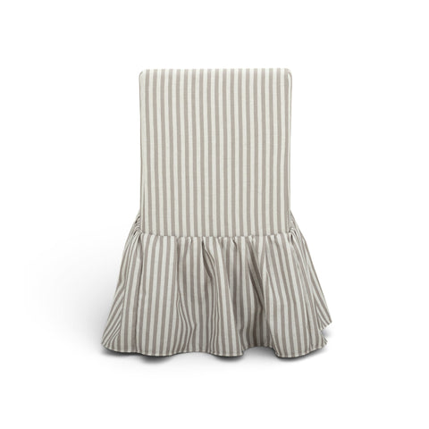 Colette Laurent Striped Performance Linen Skirted Dining Chair - image 5