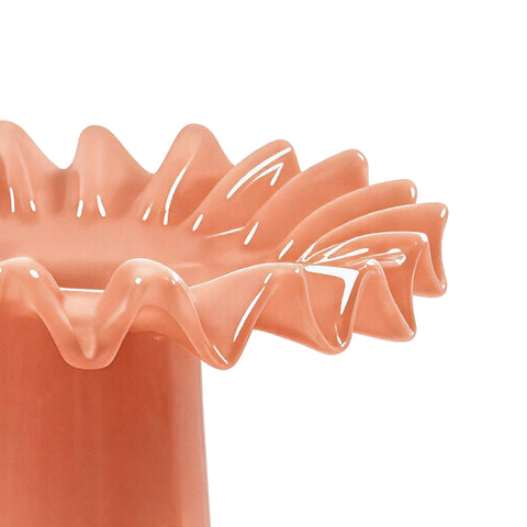 Estelle Siena Salmon Glass Vase - image 2