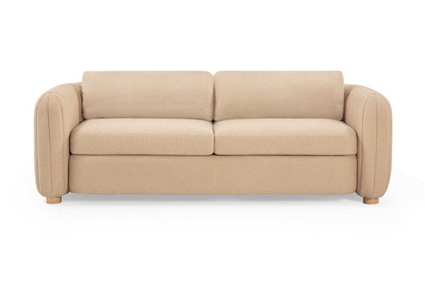 Odette Rivoli 90" Honey Boucle Sofa - image 3