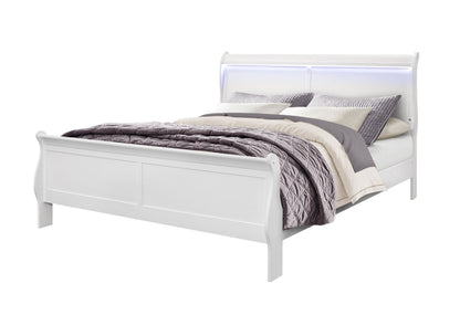 James White KING BED GROUP WITH LED