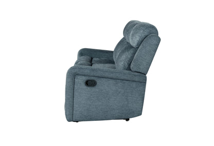 Dana Dark Grey CONSOLE RECLINING LOVESEAT