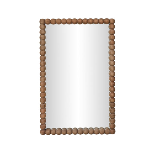Juliette Chantilly 29"X44" Carved Solid Wood Rectangular Wall Mirror - image 3