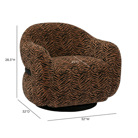 Noemie Siena Swivel Accent Chair - image 6