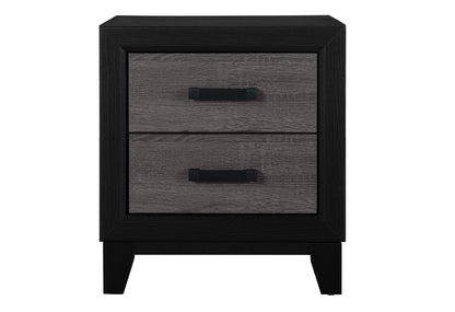Anthony Grey/Black NIGHTSTAND