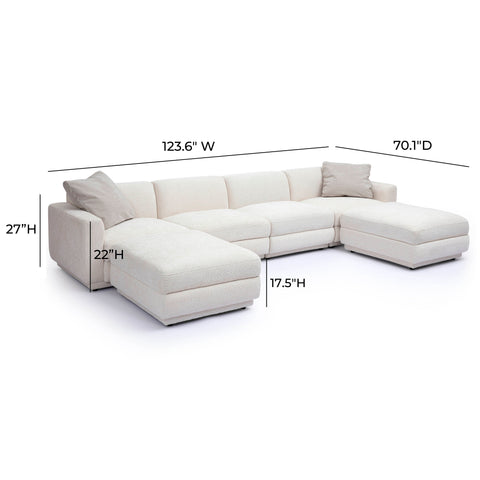 Alessia Rivoli 6-Piece Modular U-Sectional - image 6