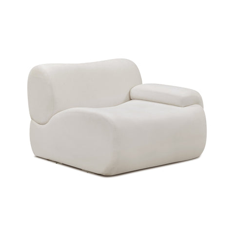 Contract-Grade Upcycled Fabric Corner Chair - image 1