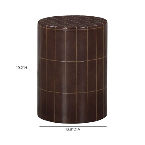 Odette Valois Round Concrete Indoor/Outdoor Side Table - image 5