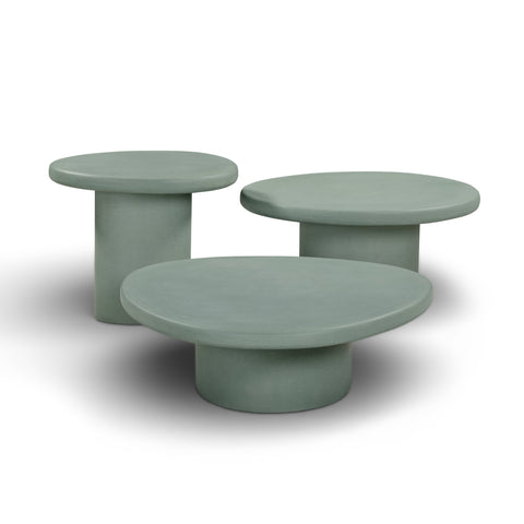Juliette Lucerne Concrete Indoor/Outdoor Nesting Coffee Table Set - image 1