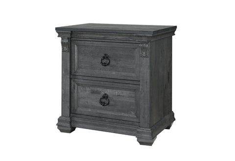 Alex Grey Non-Storage,Rowan/Tatum Grey Storage NIGHTSTAND