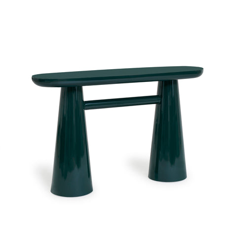 Giselle Beaumont 50" Glossy Lacquer Console Table - image 2