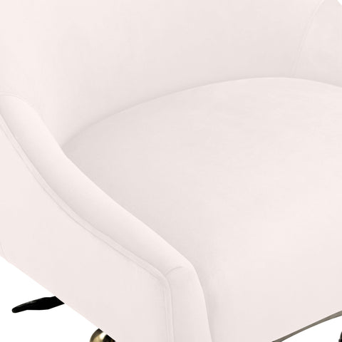 Solene Beaumont Performance Velvet Office Swivel Chair - image 5