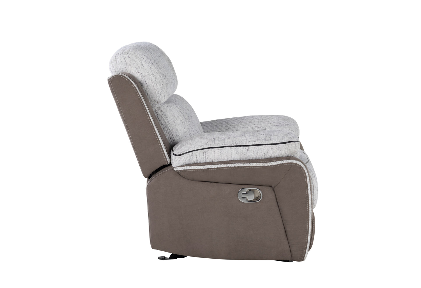 dean bryson grey glider recliner