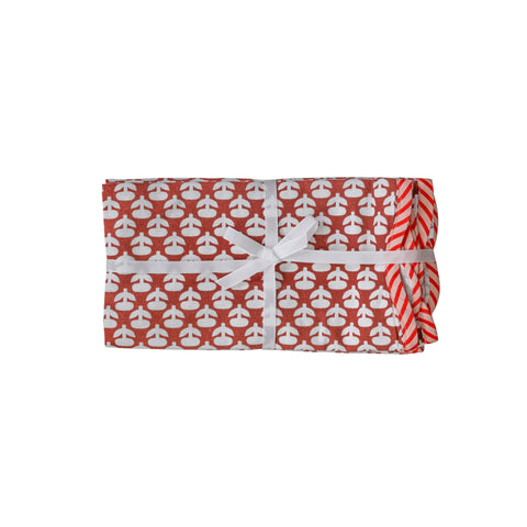 Leonie Como Cotton Canvas Printed Napkins - Set of 4 - image 1