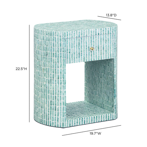 Amelie Savoy 20" Capiz Shell Nightstand - image 8