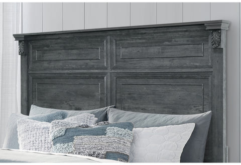 Alex Grey Non-Storage,Tatum Grey Panel Bed FULL BED W/OUT STORAGE
