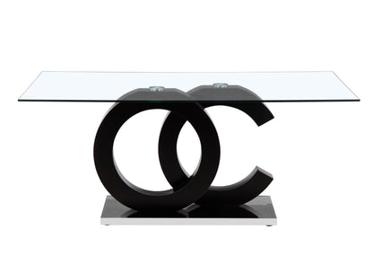 Linda Black DINING TABLE + 4 DC