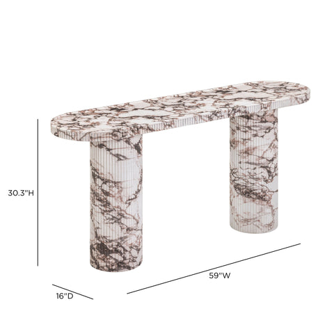 Anais Devereux 59" Concrete Indoor/Outdoor Console Table - image 6
