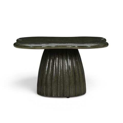 Beatrice Arden 32" Green Concrete Indoor/Outdoor Coffee Table - image 2