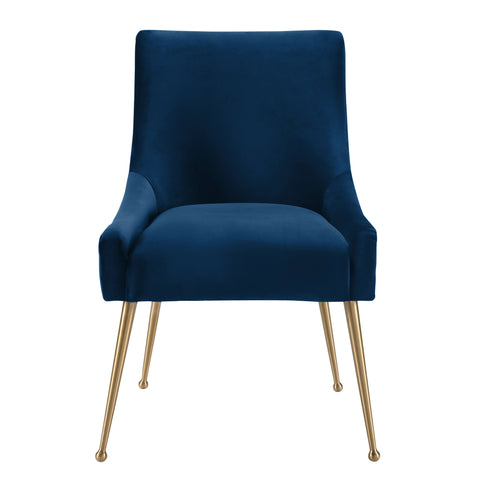 Solene Beaumont Performance Velvet Dining Chair - image 3
