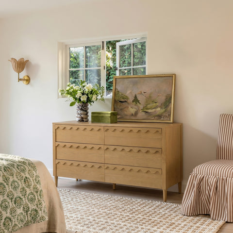 Sabine Provence 62" 6-Drawer Dresser - image 2