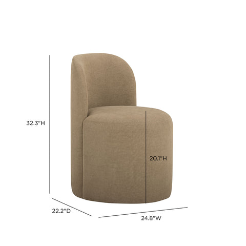 Amelie Rivoli Round Back Performance Chenille Dining Chair - image 7