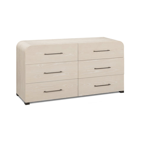 Estelle Navarre 62" Ash 6-Drawer Dresser - image 2