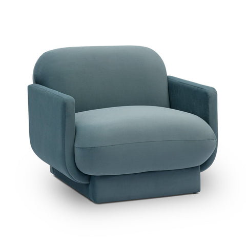 Delphine Beaumont Performance Velvet Accent Chair - image 1