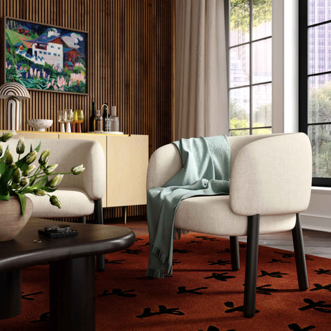Lucienne Garda Performance Fabric Accent Chair - image 2