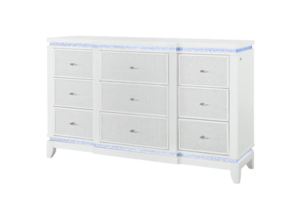 Riley White DRESSER WITH LED