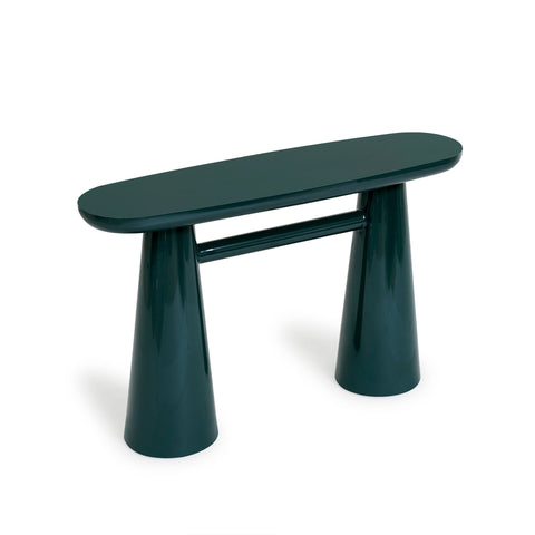 Giselle Beaumont 50" Glossy Lacquer Console Table - image 3