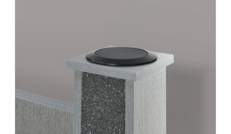 anna silver full bed group with led and speakers