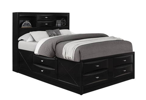 April Black KING BED