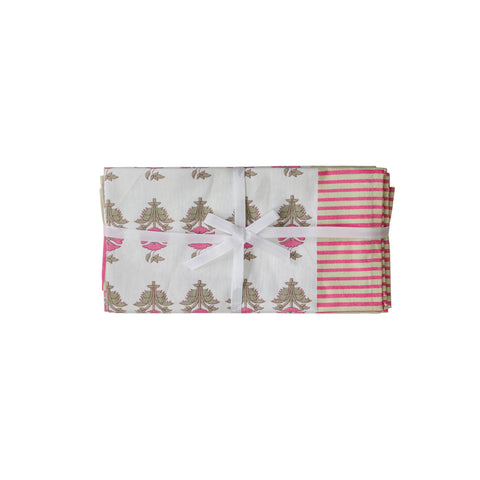 Leonie Como Cotton Canvas Printed Napkins - Set of 4 - image 1