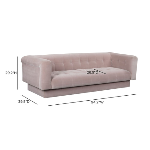 Genevieve Marais 94" Performance Velvet Sofa - image 7