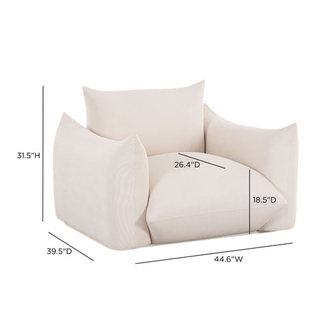 Lucienne Siena Stuffed Indoor/Outdoor Armchair - image 6