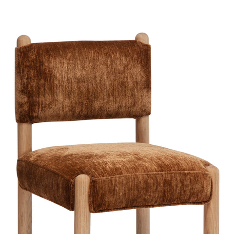 Celeste Castaigne Thick Performance Chenille Straight Back Dining Chair - image 5