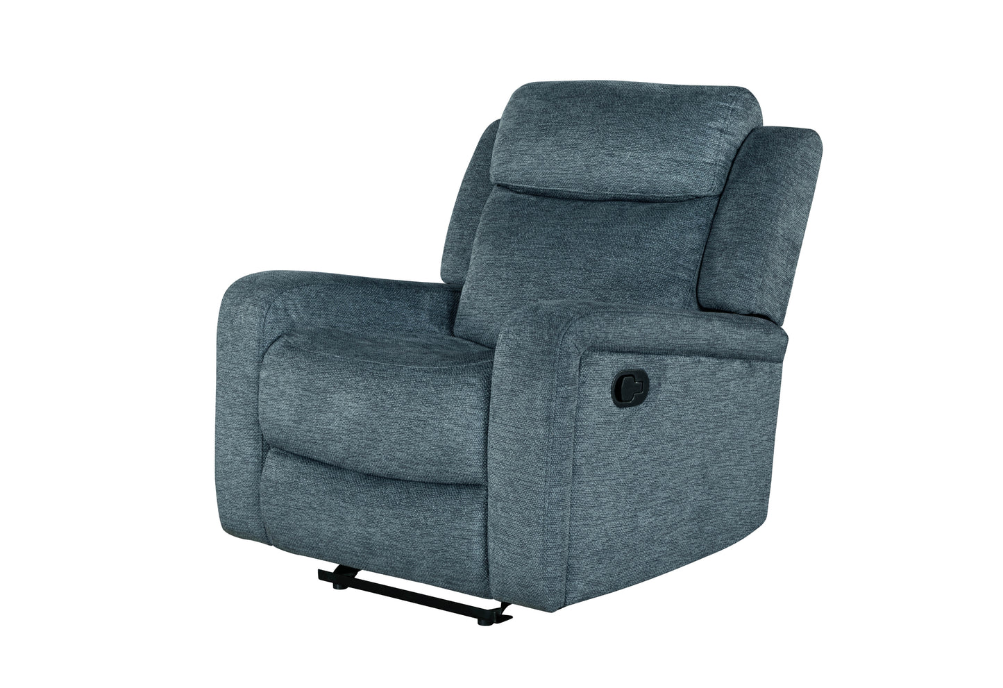 dana dark grey glider recliner
