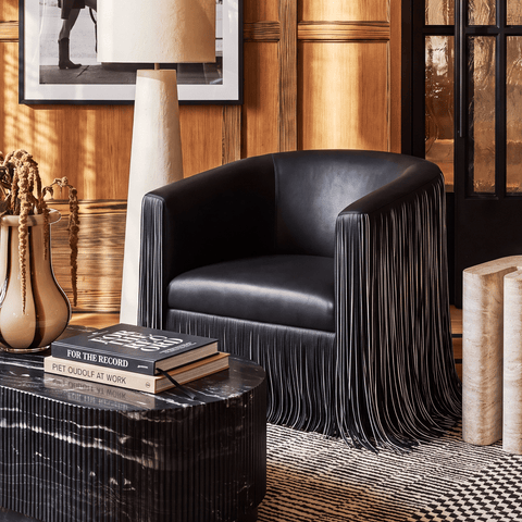 Solene Sorrento Performance Vegan Leather Swivel Accent Chair - image 2