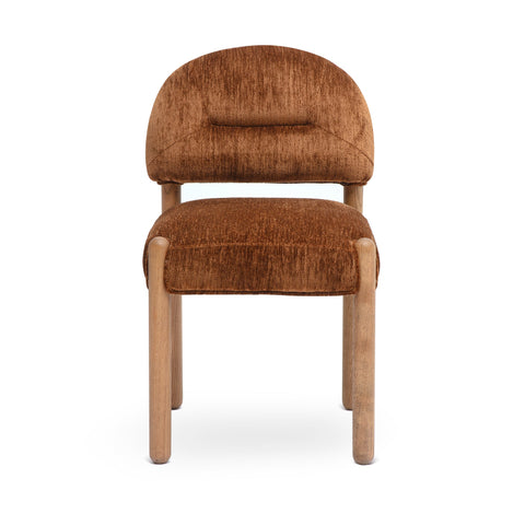 Celeste Castaigne Thick Performance Chenille Arched Back Dining Chair - image 2