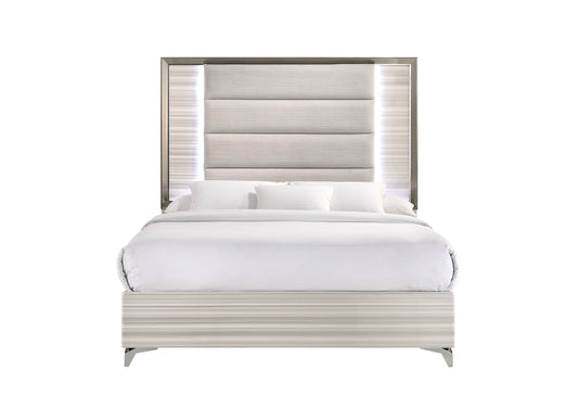 Aaron QUEEN BED WITH LED