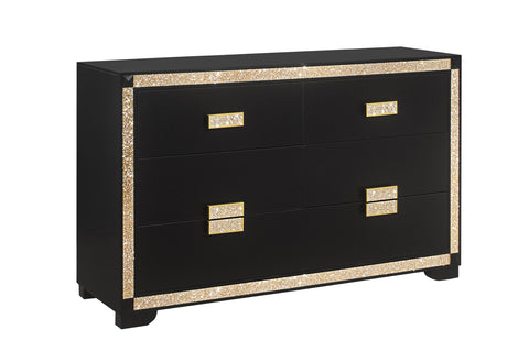 Jordan Black / Gold DRESSER