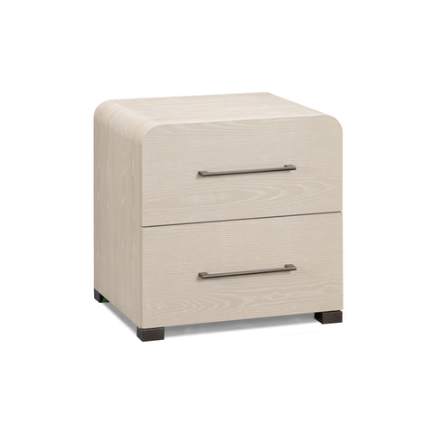 Estelle Navarre 22" Ash 2-Drawer Nightstand - image 2