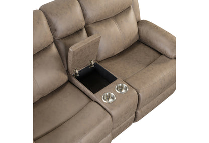 Dana Brown CONSOLE RECLINING LOVESEAT