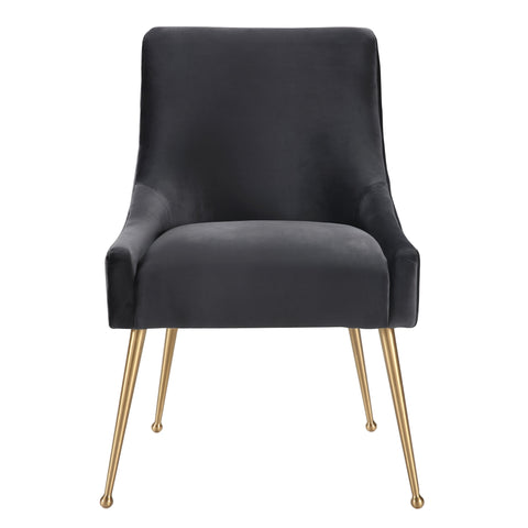 Solene Beaumont Performance Velvet Dining Chair - image 3