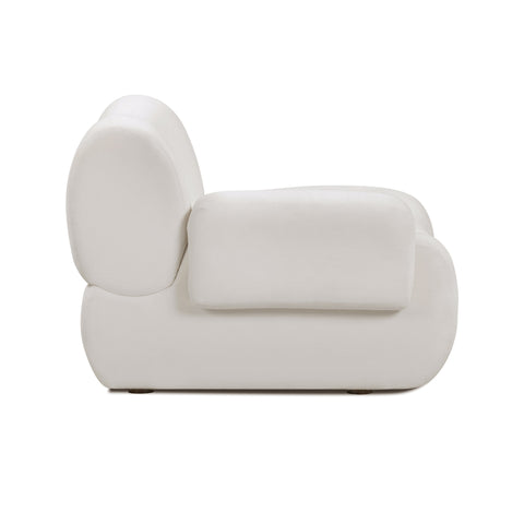 Contract-Grade Upcycled Fabric Corner Chair - image 3