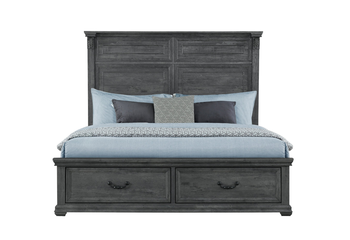 alex grey storage,tatum grey panel bed king bed storage