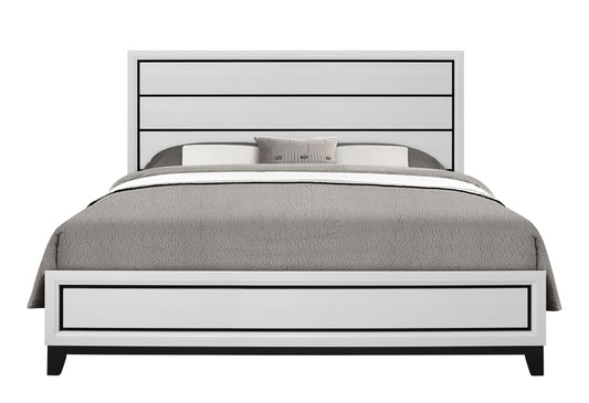 Audrey White KING BED