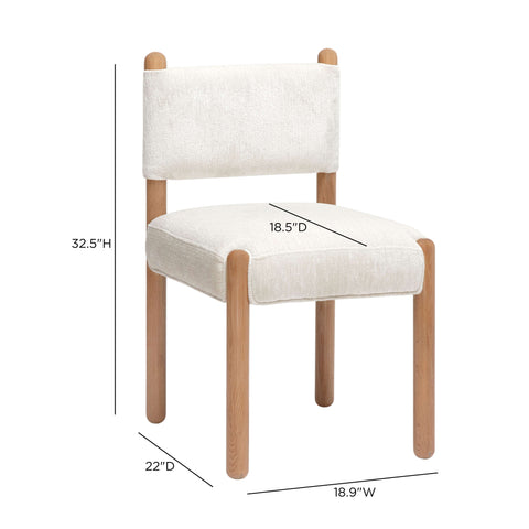 Celeste Castaigne Thick Performance Chenille Straight Back Dining Chair - image 7