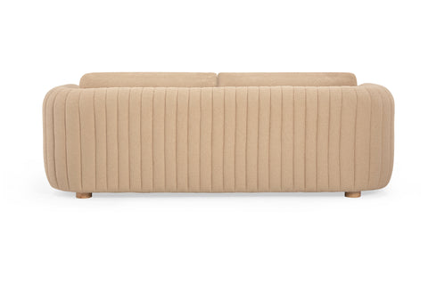 Odette Rivoli 90" Honey Boucle Sofa - image 5