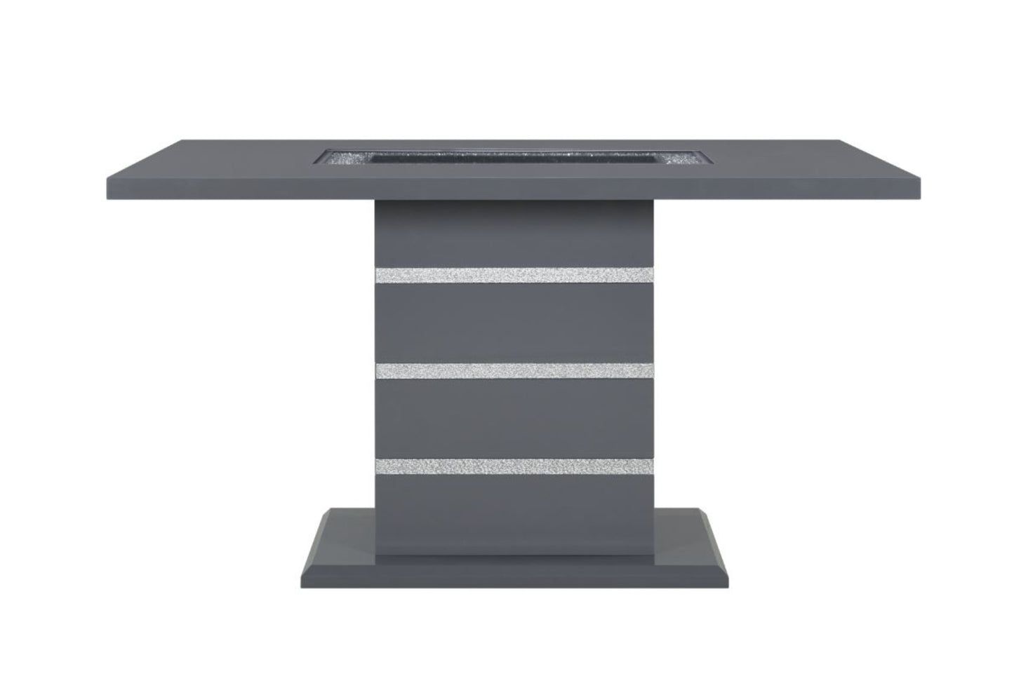 andros dark grey rectangular bar table rectangular bar table